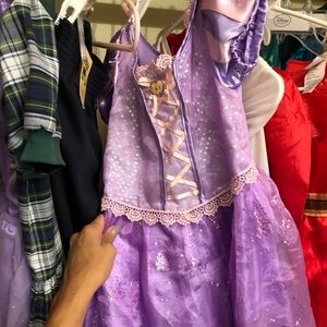 Disney store short tangled rapunzel dress size 4
